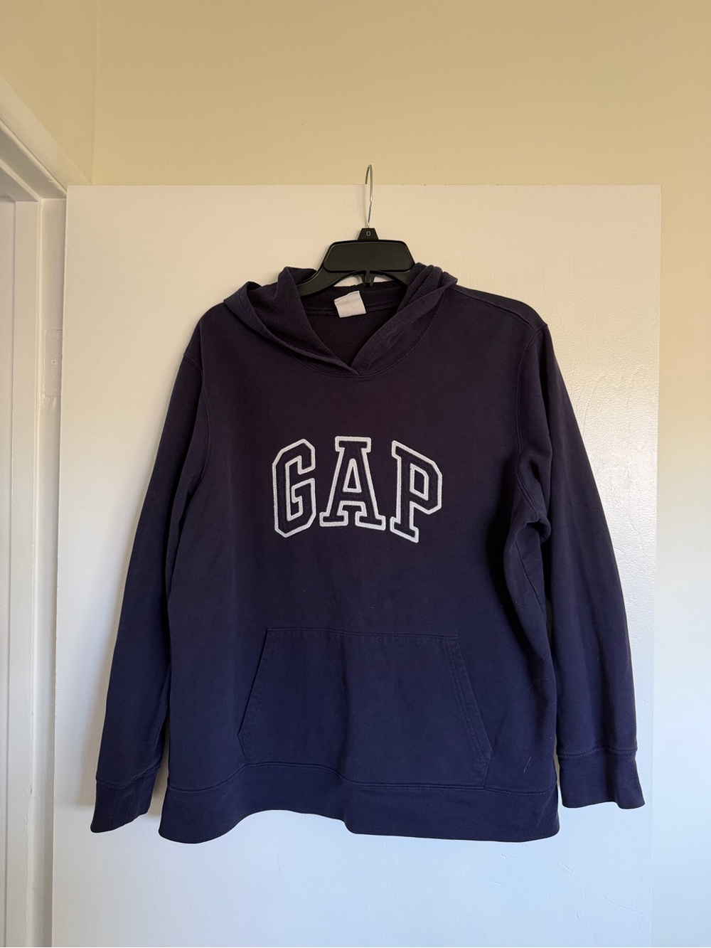 GAP Deep Purple Embroidered Logo Hoodie